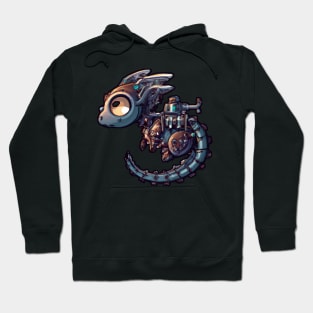 Steampunk Kawaii Dragon Robot Hoodie